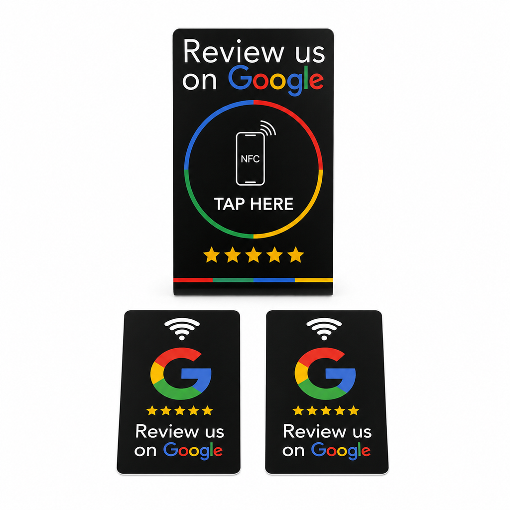 1x Review Stand + 2x Review Card Bundle