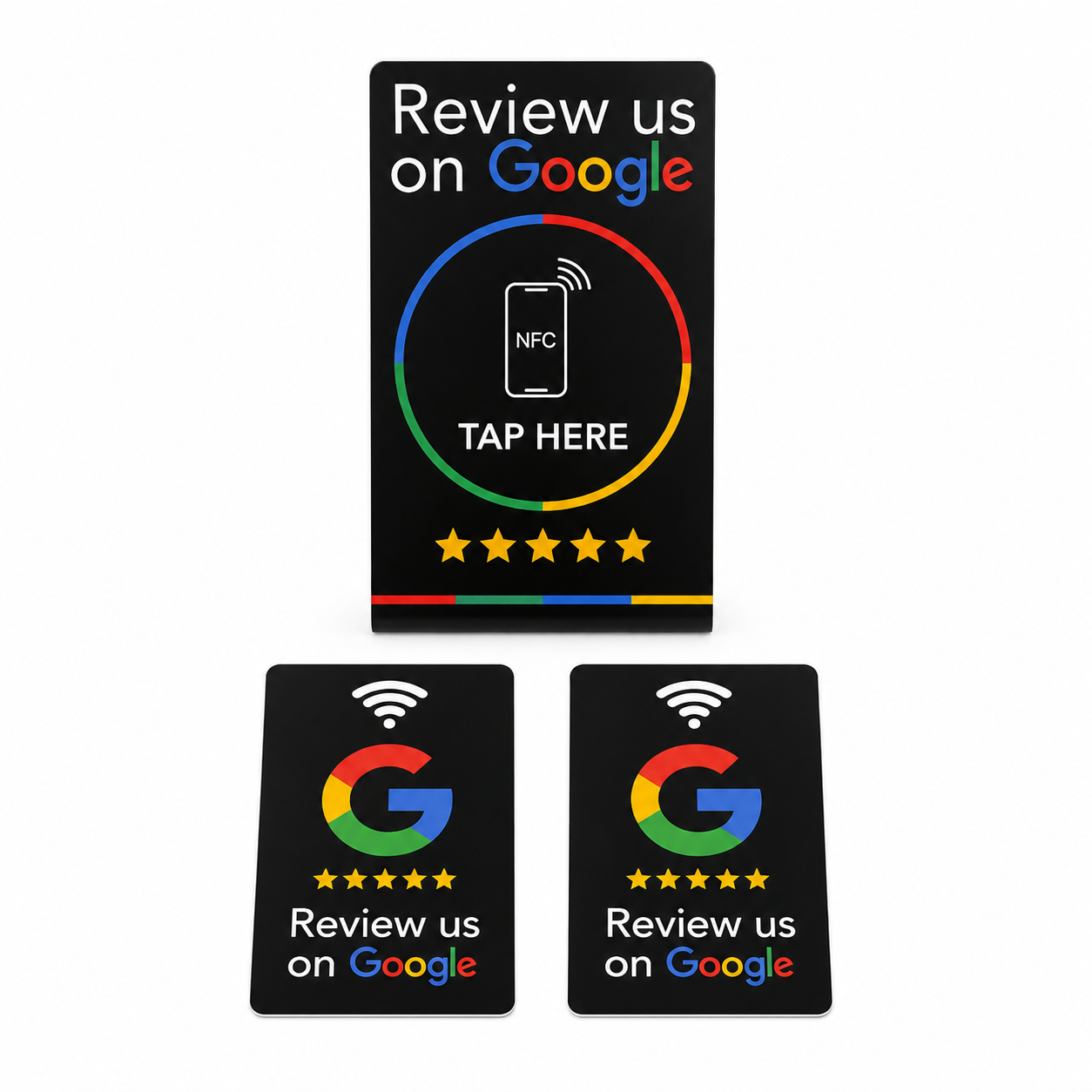 1x Review Stand + 2x Review Card Bundle
