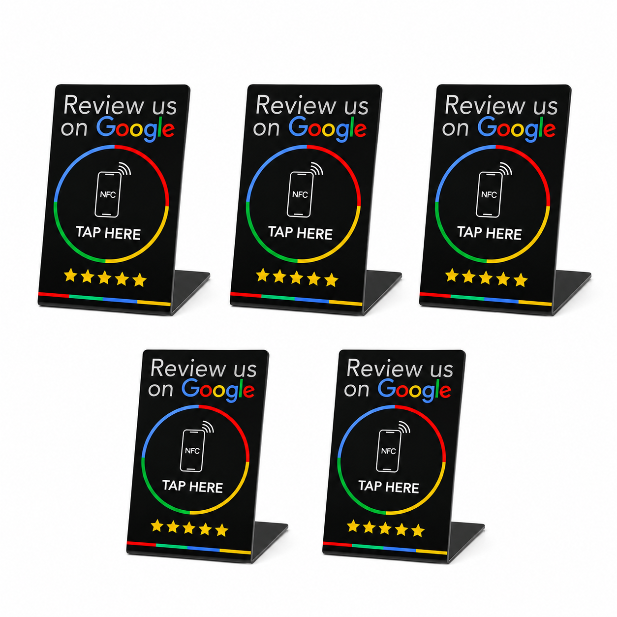5x Review Stands